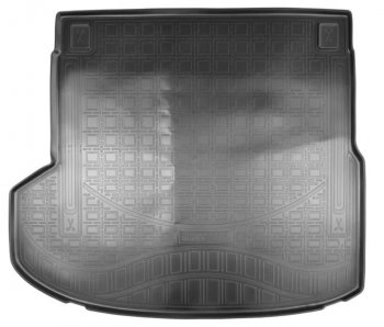 1 769 р. Коврик в багажник Norplast (с рельсами)  KIA ProCeed  3 CD универсал (2018-2024) (Черный). Увеличить фотографию 1