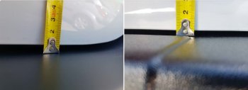 1 099 р. Накладка защитная на задний бампер Petroil Tuning KIA Rio 4 FB дорестайлинг седан (2016-2020) (Текстурная поверхность). Увеличить фотографию 6