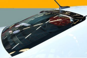 1 899 р. Козырёк на заднее стекло CA-Plastiс KIA Rio 3 QB дорестайлинг седан (2011-2015) (Classic полупрозрачный). Увеличить фотографию 1