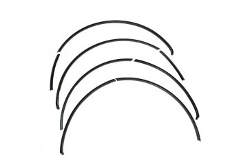 4 549 р. Защитные накладки на арки ArtForm KIA Rio 3 QB дорестайлинг седан (2011-2015) (Поверхность: шагрень). Увеличить фотографию 4