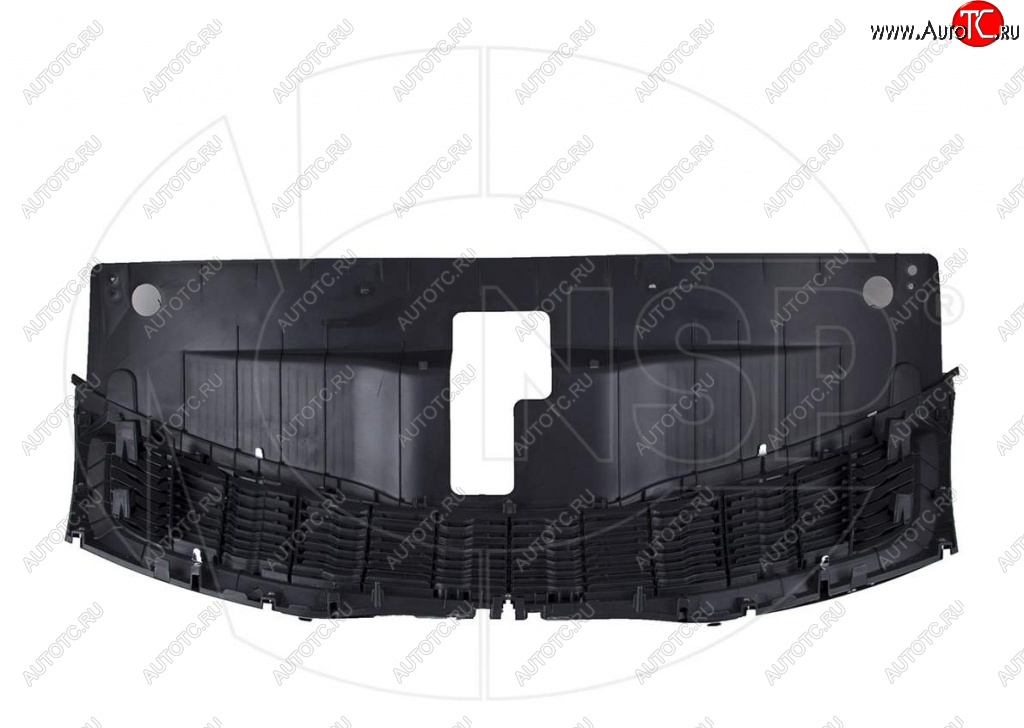 4 899 р. Решетка радиатора NSP. KIA Rio 3 QB дорестайлинг седан (2011-2015) (черная, Неокрашенная)