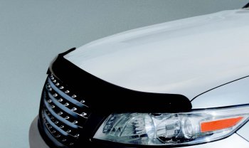 2 879 р. Дефлектор капота SIM KIA Rio 4 FB дорестайлинг седан (2016-2020). Увеличить фотографию 1
