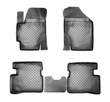 Комплект ковриков в салон Norplast Unidec KIA Rio 4 FB рестайлинг седан (2020-2024)