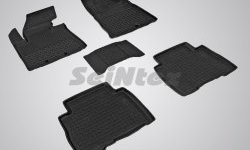 Износостойкие коврики в салон с высоким бортом SeiNtex Premium 4 шт. (резина) KIA (КИА) Sorento (Соренто)  XM (2012-2015) XM рестайлинг