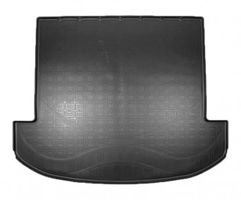 1 599 р. Коврик багажника Norplast Unidec (7 мест, сложенный 3-й ряд)  KIA Sorento  MQ4 (2020-2022) (Цвет: черный). Увеличить фотографию 1