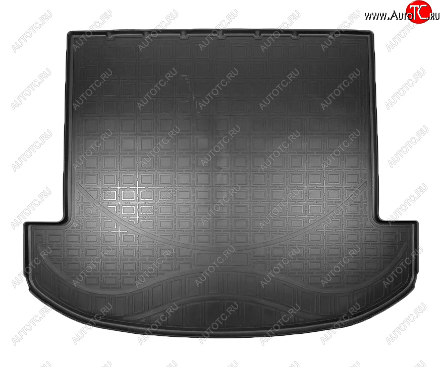1 599 р. Коврик багажника Norplast Unidec (7 мест, сложенный 3-й ряд)  KIA Sorento  MQ4 (2020-2022) (Цвет: черный)