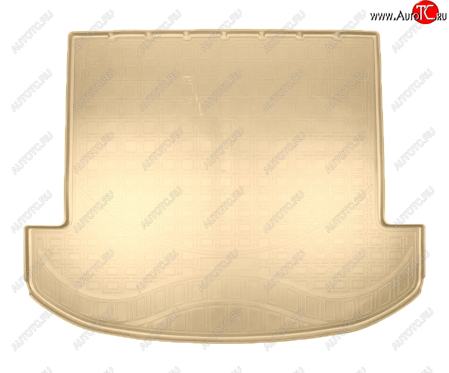 1 979 р. Коврик багажника Norplast Unidec (7 мест, сложенный 3-й ряд)  KIA Sorento  MQ4 (2020-2022) (Цвет: бежевый)