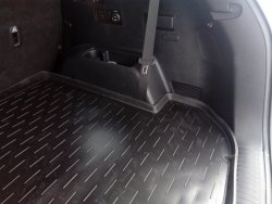 1 399 р. Коврик в багажник (7 мест со сложенным 3 рядом) Aileron  KIA Sorento  UM/Prime (2014-2020). Увеличить фотографию 3