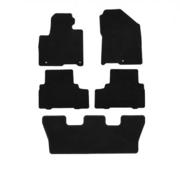 3 699 р. Текстильные коврики салона Klever Econom  KIA Sorento  UM/Prime (2014-2020) (Черные). Увеличить фотографию 1