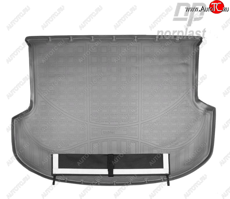 2 899 р. Коврик багажника Norplast Unidec (5 мест)  KIA Sorento  XM (2012-2015) (Черный, с погрузочным ковриком (фартуком))