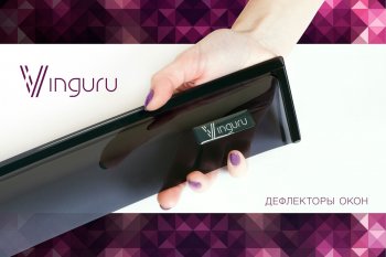 2 559 р. Дефлекторы окон Vinguru (хэтчбэк)  KIA Soul  2 PS (2014-2016). Увеличить фотографию 3