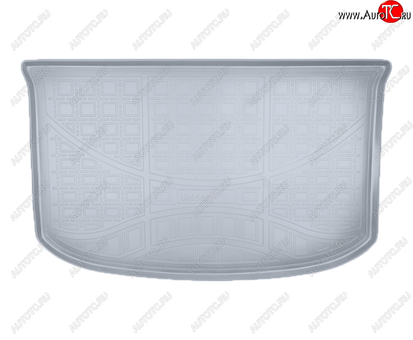 1 649 р. Коврик багажника Norplast Unidec  KIA Soul  2 PS (2014-2019) (Цвет: серый)