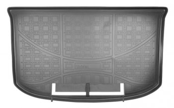 2 499 р. Коврик в багажник Norplast Unidec  KIA Soul  2 PS (2014-2019) (Черный с фартуком). Увеличить фотографию 1
