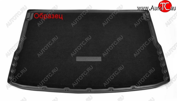 2 559 р. Комбинированый коврик с повышенной износостойкостью в багажник Unidec (полиуретан, текстиль)  KIA Soul  3 SK3 (2018-2024) (Черный)