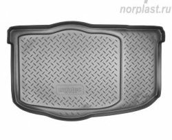 Коврик в багажник (без органайзера) Norplast KIA Soul 1 AM рестайлинг (2011-2014)  (Цвет: черный)