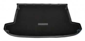 Комбинированый коврик с повышенной износостойкостью в багажник Unidec (полиуретан, текстиль) KIA Sportage 4 QL рестайлинг (2018-2022)  (Черный)