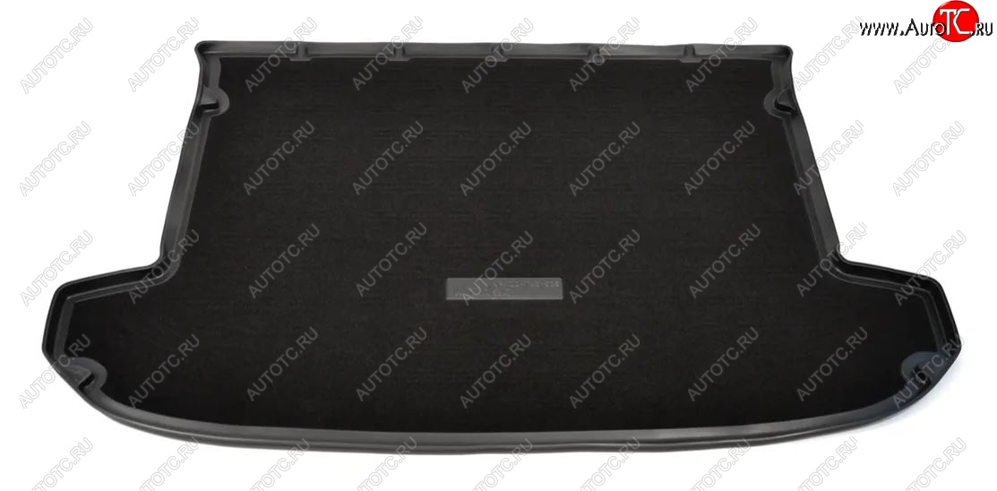 2 899 р. Комбинированый коврик с повышенной износостойкостью в багажник Unidec (полиуретан, текстиль) KIA Sportage 4 QL дорестайлинг (2016-2018) (Черный)