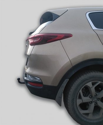 7 249 р. Фаркоп Лидер Плюс  Hyundai Tucson  3 TL (2018-2021), KIA Sportage  4 QL (2018-2022) (Без электропакета). Увеличить фотографию 1