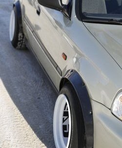 Универсальные расширители колёсных арок для автомобиля Audi A8 (D4) 3-е поколение дорестайлинг, седан (2009-2013) RA (вынос 50 мм, 4 шт.). (Глянец (под окраску), Пластик 3 мм)Цена: 3 349 р.. Увеличить фотографию 7