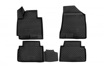 Комплект 3D ковриков в салон с повышенной износостойкостью Format KIA Sportage 3 SL дорестайлинг (2010-2014)