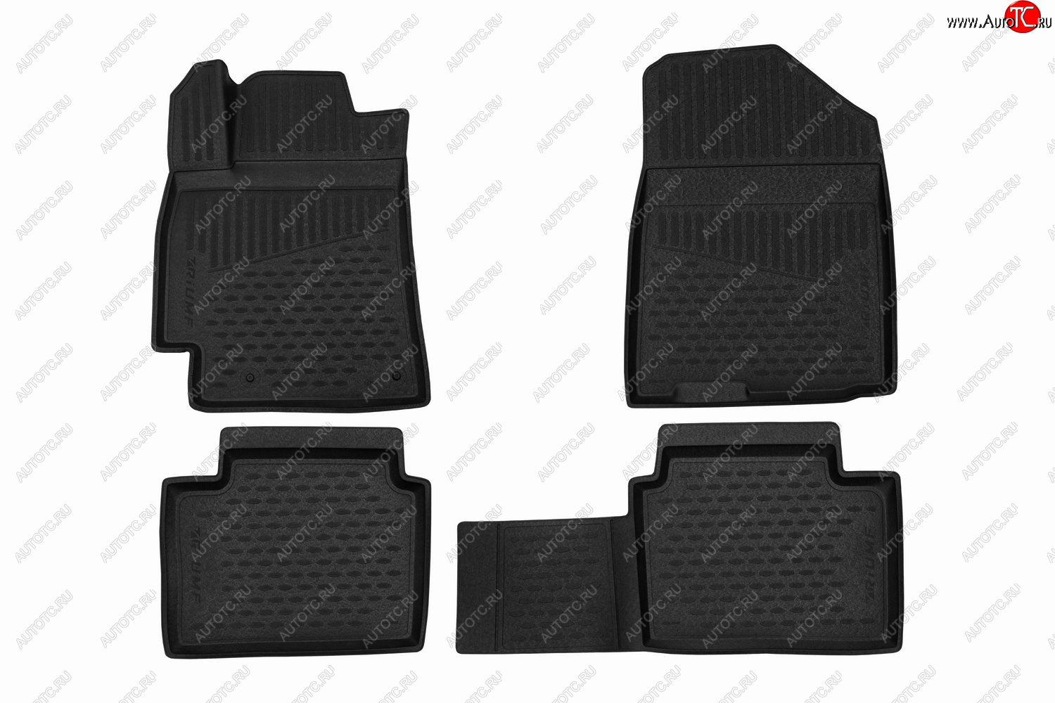 6 399 р. Комплект 3D ковриков салона TRIUMF  Land Rover Discovery Sport  L550 (2014-2019) (Черные)