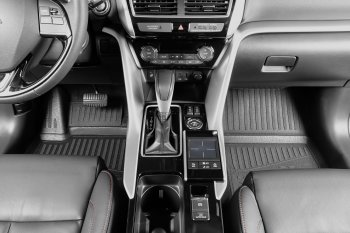 6 399 р. Комплект 3D ковриков салона TRIUMF  Land Rover Discovery Sport  L550 (2014-2019) (Черные). Увеличить фотографию 2
