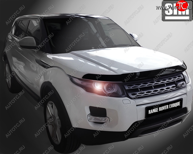 2 999 р. Дефлектор капота SIM  Land Rover Range Rover Evoque  1 L538 (2011-2018)
