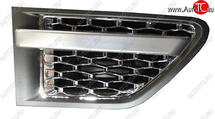 2 999 р. Вставка в переднее левое крыло SAT (хром) Land Rover Range Rover Sport 1 L320 рестайлинг (2009-2013)