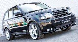 5 199 р. Пороги накладки HAMANN CONQUEROR I Land Rover Range Rover Sport 1 L320 дорестайлинг (2005-2009) (Неокрашенные). Увеличить фотографию 2