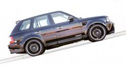 5 199 р. Пороги накладки HAMANN CONQUEROR I Land Rover Range Rover Sport 1 L320 дорестайлинг (2005-2009) (Неокрашенные). Увеличить фотографию 10