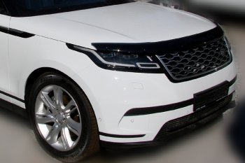 2 099 р. Дефлектор капота SIM  Land Rover Range Rover Velar  1 L560 (2017-2024). Увеличить фотографию 1