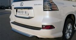 16 899 р. Защита заднего бампера (Ø76 мм, нержавейка) Russtal  Lexus GX  460 (2013-2024). Увеличить фотографию 2