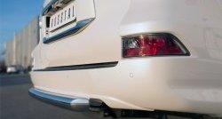 16 899 р. Защита заднего бампера (Ø76 мм, нержавейка) Russtal  Lexus GX  460 (2013-2024). Увеличить фотографию 3
