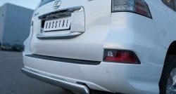 17 899 р. Защита заднего бампера (Ø75x42 мм, нержавейка) Russtal Lexus GX 460 2 J150 2-ой рестайлинг (2019-2024). Увеличить фотографию 3