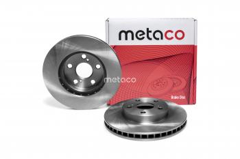 1 879 р. Передний тормозной диск METACO (вентилируемый) Toyota Celica T230 (1999-2006). Увеличить фотографию 1