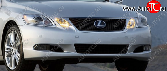 13 249 р. Передний бампер Polcar (с отверстиями под парктроник) Lexus GS 300 3 S190  рестайлинг (2007-2012) (Неокрашенный)
