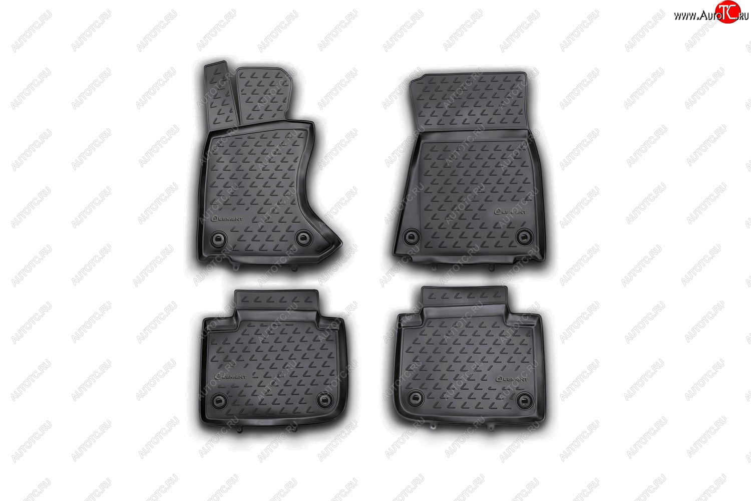 2 499 р. Комплект ковриков в салон (полиуретан, чёрные) Element  Lexus GS  350 (2012-2024) (Чёрные)