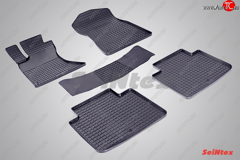 5 999 р. Износостойкие коврики в салон с рисунком Сетка AWD SeiNtex Premium 4 шт. (резина)  Lexus GS  300 (2007-2012)