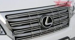 Декоративный элемент решетки радиатора Souz-96 (d10) Lexus GX 460 2 J150 дорестайлинг (2009-2013)