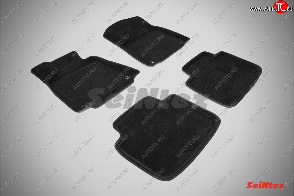 4 299 р. Износостойкие коврики в салон 3D LEXUS GX460 черные (компл) Lexus GX 460 2 J150 дорестайлинг (2009-2013)