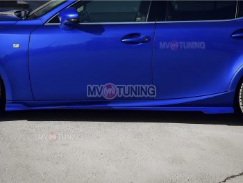 15 499 р. Пороги накладки MV_tuning  Lexus IS250  XE30 седан (2013-2016) (Неокрашенные). Увеличить фотографию 5