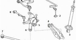 1 039 р. Полиуретановый сайлентблок заднего поперечного рычага задней подвески Точка Опоры Toyota Aristo S160 дорестайлинг (1997-2001). Увеличить фотографию 2