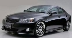 8 599 р. Пороги накладки CT Lexus IS 250 XE20 седан доресталийнг (2005-2013) (Неокрашенные). Увеличить фотографию 2