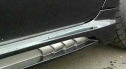 8 599 р. Пороги накладки CT Lexus IS 250 XE20 седан доресталийнг (2005-2013) (Неокрашенные). Увеличить фотографию 3