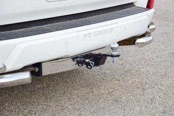 14 899 р. Фаркоп Petroil Tuning (съемный квадрат, с нержавеющей накладкой) Toyota Land Cruiser 200 1-ый рестайлинг (2012-2015) (Без заглушки ). Увеличить фотографию 3