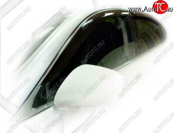 2 169 р. Дефлектора окон CA-Plastiс  Lexus LS  460 (2006-2012) (Classic полупрозрачный, Без хром.молдинга)