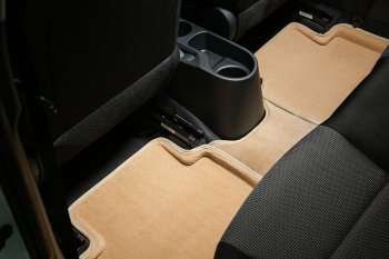 4 499 р. Комплект ковриков в салон SEINTEX 3D (текстиль)  Lexus LS  460 (2006-2017) (бежевые). Увеличить фотографию 4