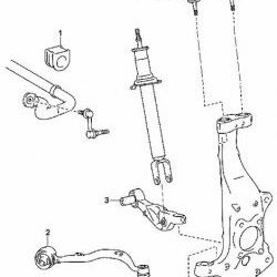 699 р. Полиуретановая втулка стабилизатора передней подвески Точка Опоры (34 мм)  Lexus LS ( 460,  460L) (2006-2017). Увеличить фотографию 2