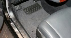 5 599 р. Комплект ковриков в салон (АКПП, текстиль, чёрные) Element Lexus LS 600HL (2007-2012). Увеличить фотографию 4