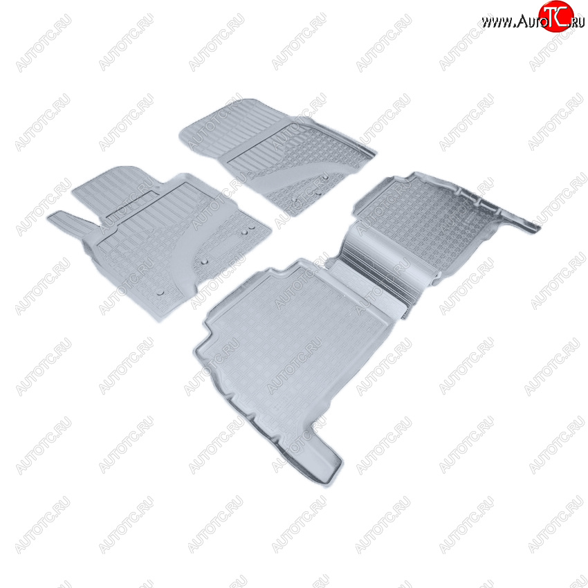 3 599 р. Коврики салона Norplast Unidec  Lexus LX  570 (2007-2024) (Цвет: серый)